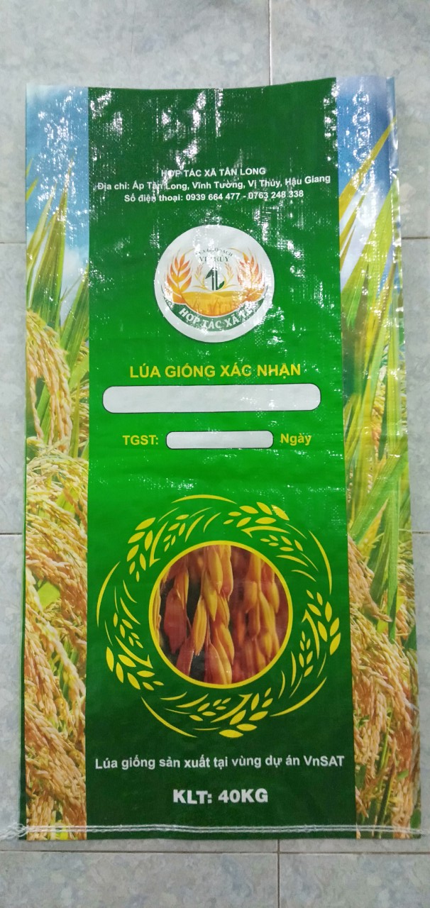 Sản xuất bao bì lúa giống, bao đựng 40kg lúa giống