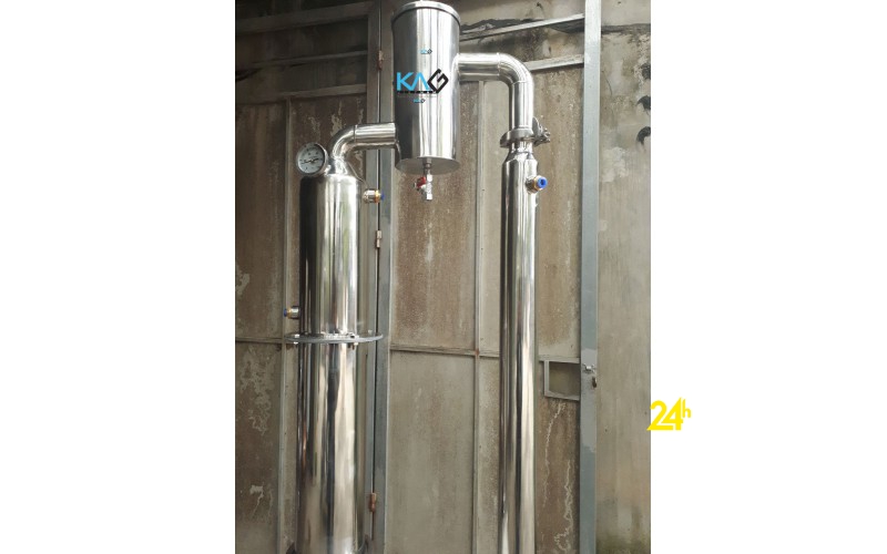 Tháp chưng cất rượu mini
