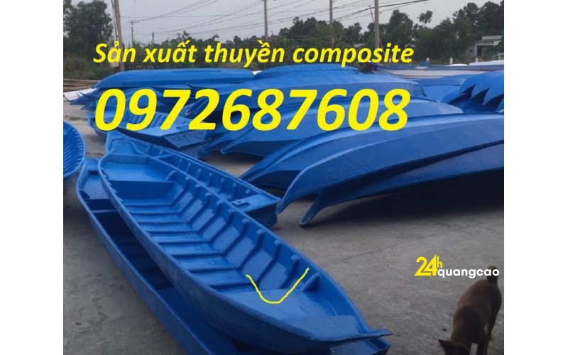 Bán thuyền composite, xuồng ghe composite cho 4 -8  người giá rẻ