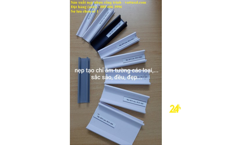 Nẹp trát tường, Nẹp góc trát tường, nẹp nhựa trát vữa, nẹp trát vữa, groove line