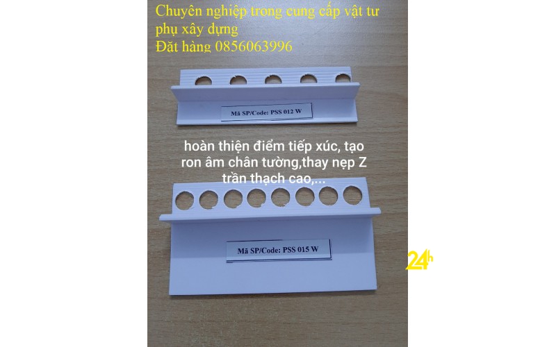 Nẹp trát tường, Nẹp góc trát tường, nẹp nhựa trát vữa, nẹp trát vữa, groove line