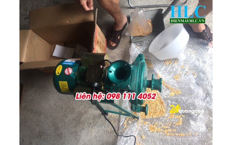 Cấu tạo máy nghiền đập vỡ hạt ngô làm 2-3 mảnh nhỏ