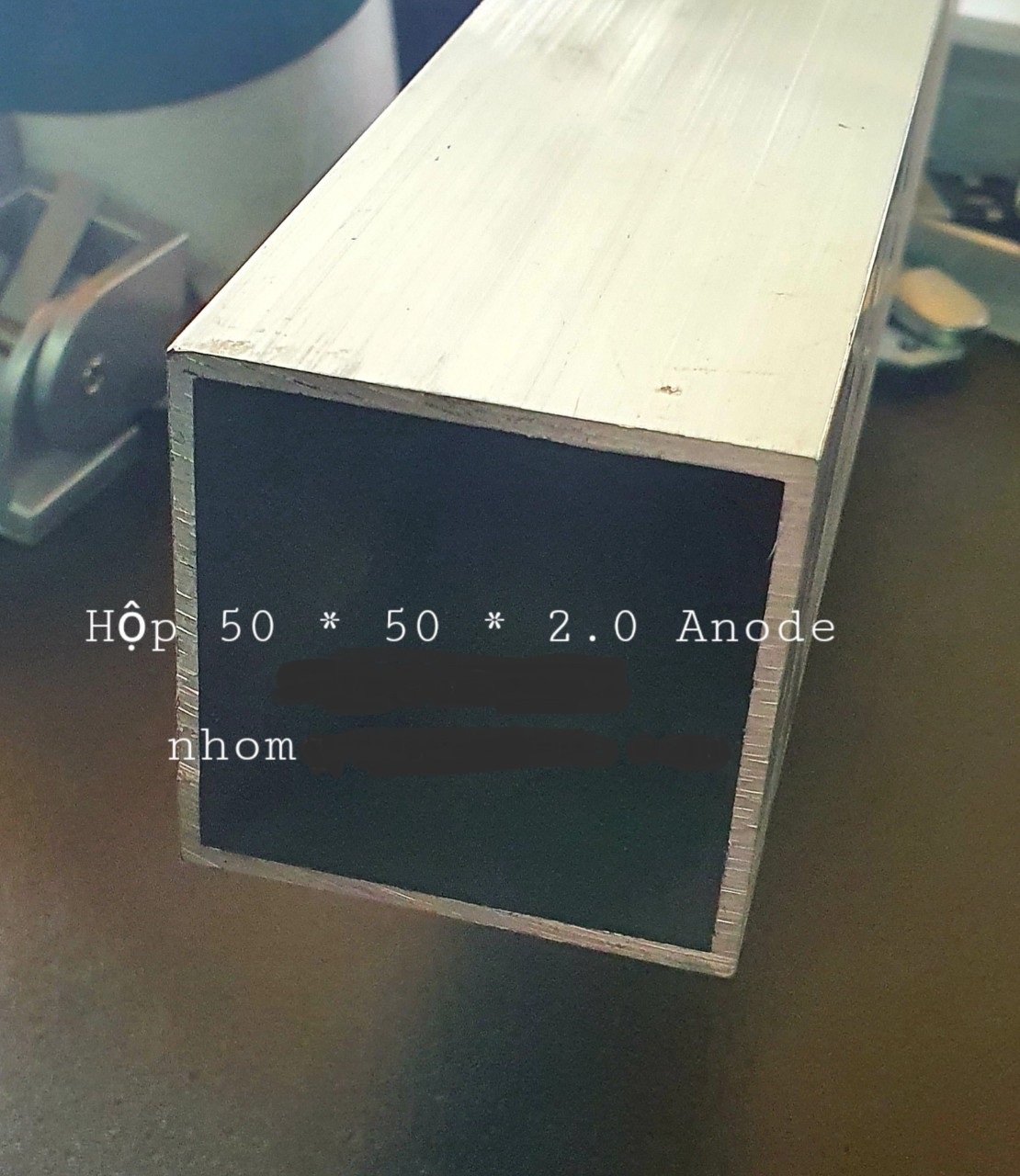 Nhôm hộp mác 6063 20x20, 25x25, 30x30, 40x40, 50x50, 60x60, 75x75,100x100