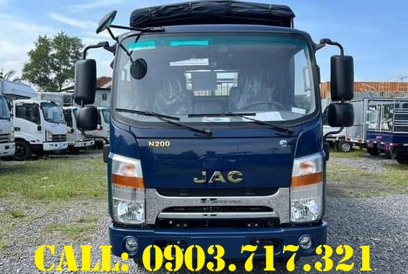 Bán xe tải Jac 1T99 thùng mui bạt,  xe tải Jac N200S thùng mui bạt 4m4  