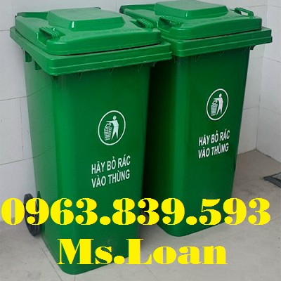 Giá thùng rác nhựa 120L rẻ. Lh 0963.839.593 Thanh Loan