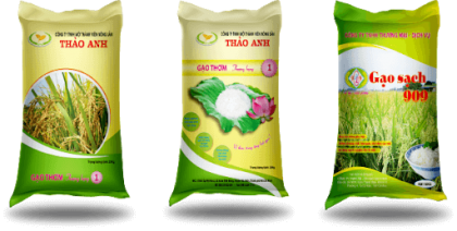 Sản xuất bao PP dệt đựng gạo 10kg 25kg 50kg