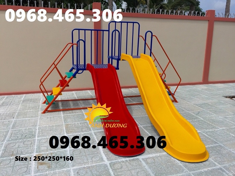 Cầu trượt trẻ em ngoài trời đa dạng mẫu dành cho bé