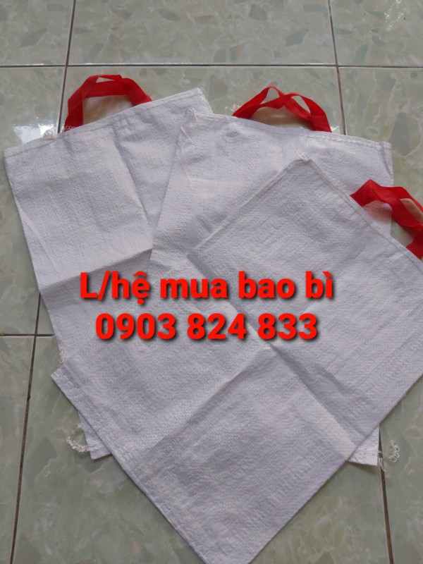 Chuyên sản xuất và cung cấp in bao đựng gạo 5kg, 10kg có quai xách