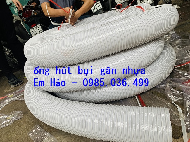 Ống gân nhựa ruột gà hút bụi gỗ phi 60, phi 76, phi 90, phi 100