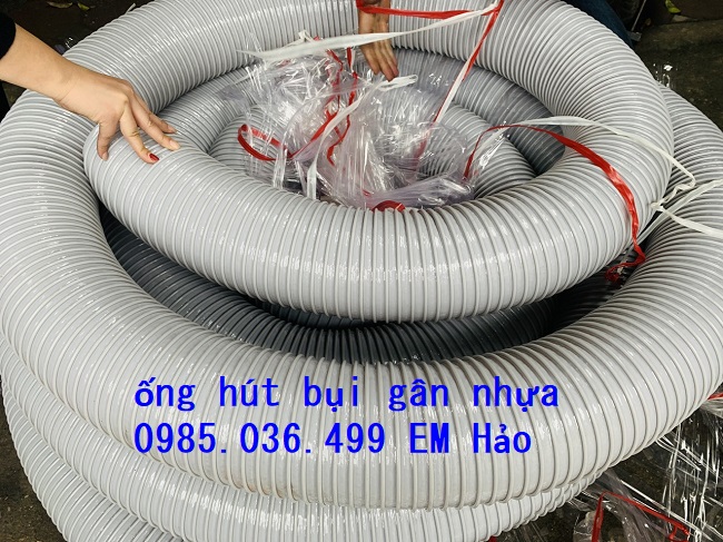 Ống gân nhựa ruột gà hút bụi gỗ phi 60, phi 76, phi 90, phi 100