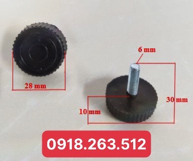 Chân tăng chỉnh - núm vặn