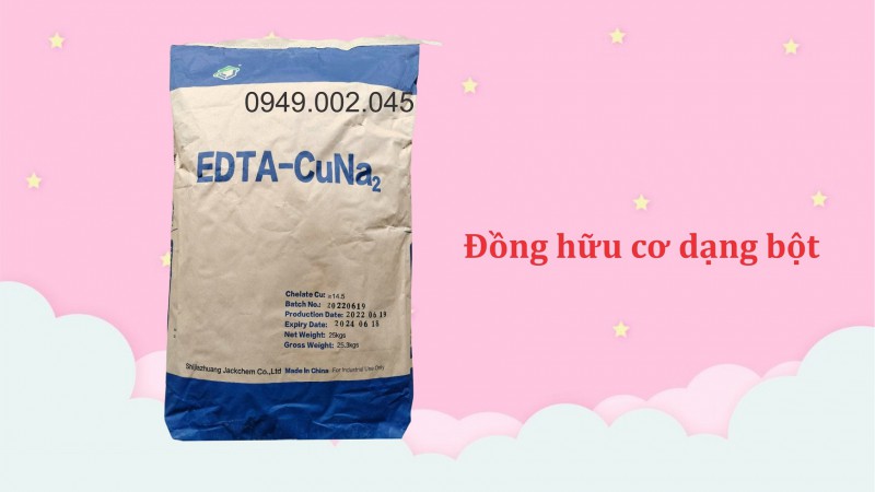 EDTA Đồng hữu cơ giúp diệt tảo, ký sinh trùng trong ao nuôi