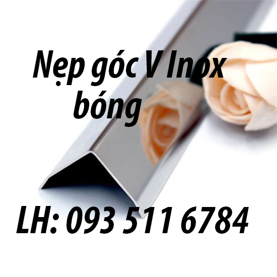 Nẹp góc Inox chữ V Nẹp U Inox màu