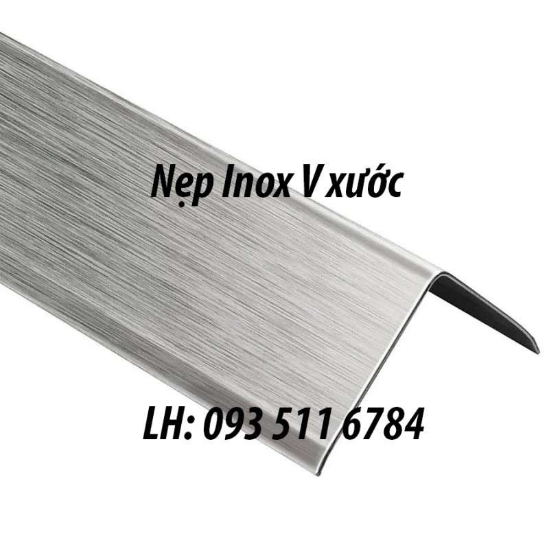 Nẹp góc Inox chữ V Nẹp U Inox màu