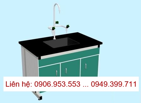 Chuyên tư vấn thiết kế lắp đặt Bàn thí nghiệm có bồn rửa – Sink bench cho phòng thí nghiệm 