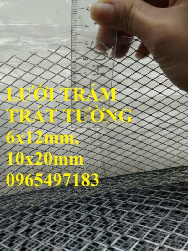 Lưới trám trát tường, lưới mắt cáo tô tường, lưới trám 6x12, lưới trám 10x20