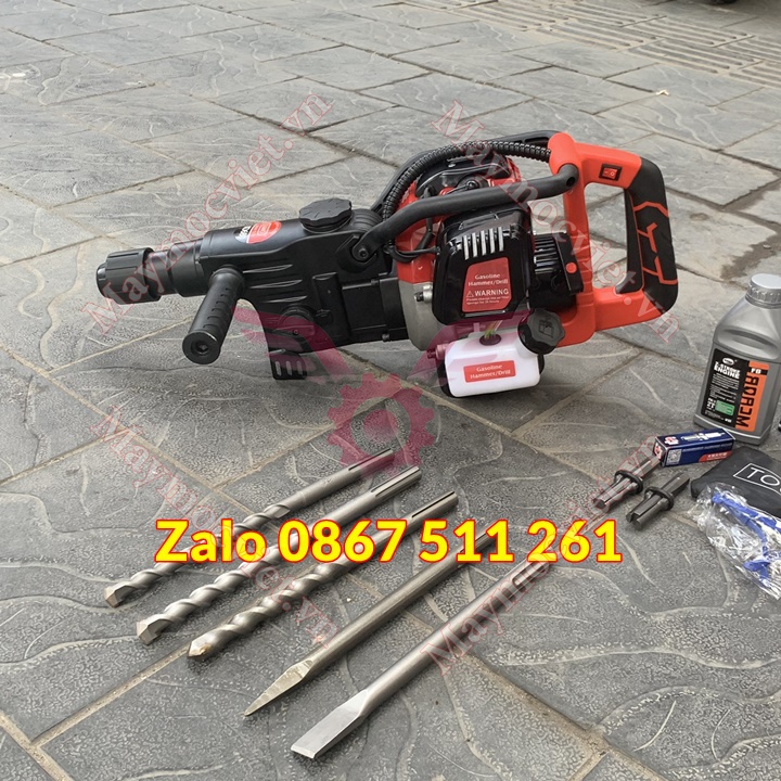 Máy khoan đục bê tông chạy xăng