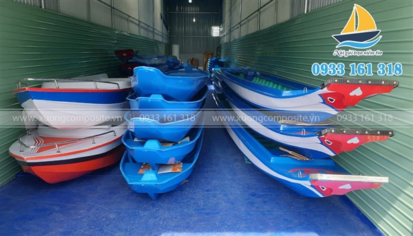 Cung cấp thuyền composite chèo tay, thuyền composite nhỏ, thuyền nhựa giá rẻ 
