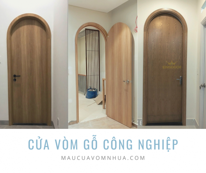 CỬA VÒM GỖ CÔNG NGHIỆP HIỆN ĐẠI