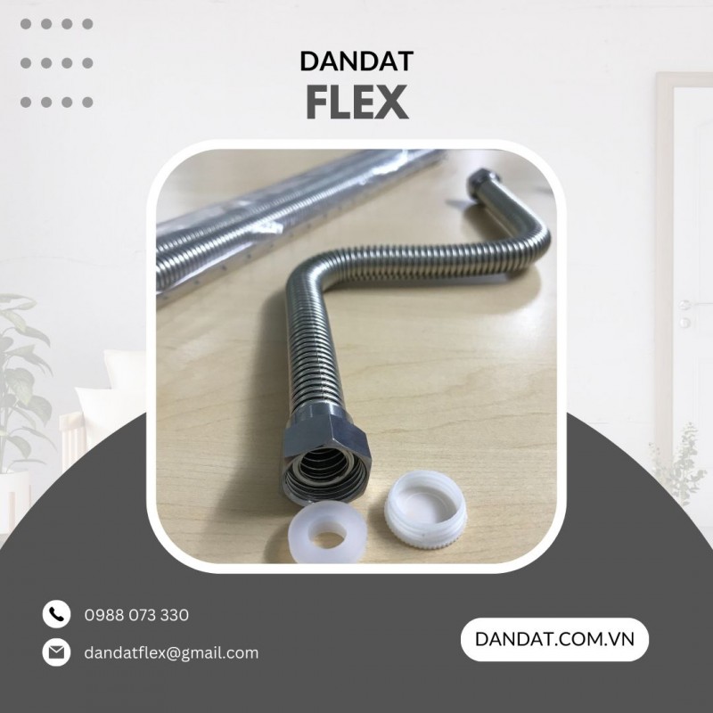 Dây Dẫn Nước Inox 304 | Dây Cấp Nước Nóng Lạnh | Dây Cấp Nước Vòi Chậu Lavabo | Ống Dẫn Nước Mềm