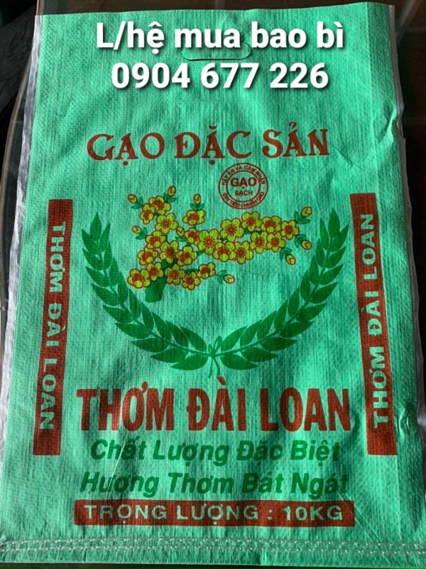 Bao đựng gạo, bao đựng gạo Thơm đài loan 10kg