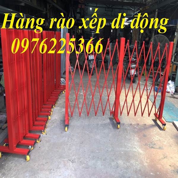 Rào chắn lối đi - Hàng rào xếp di động 