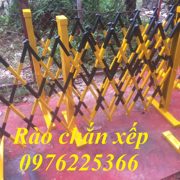 Sản xuất hàng rào xếp kéo tay di động