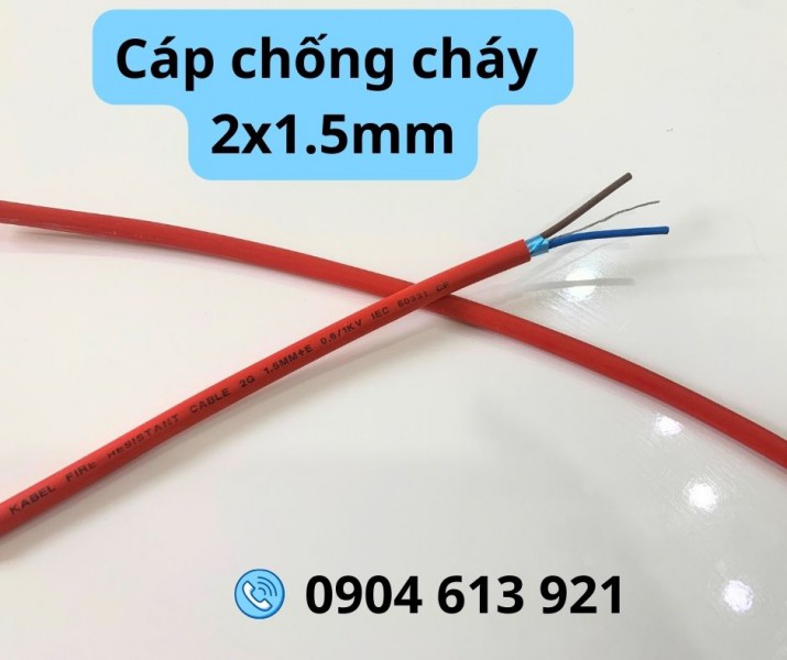Cáp tín hiệu báo cháy chống nhiễu 1 pair 16awg 