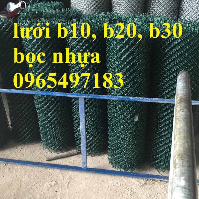 Lưới B20 mạ kẽm, Lưới b20 bọc nhựa khổ 1m, 1.2m, 1.5m có sẵn tại kho Hà Nội