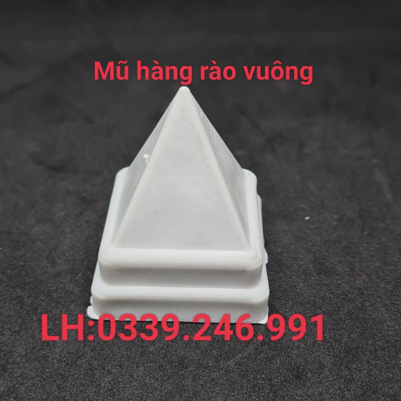 Nắp chụp hàng rào sắt hộp, chông nhọn hàng rào giá tốt