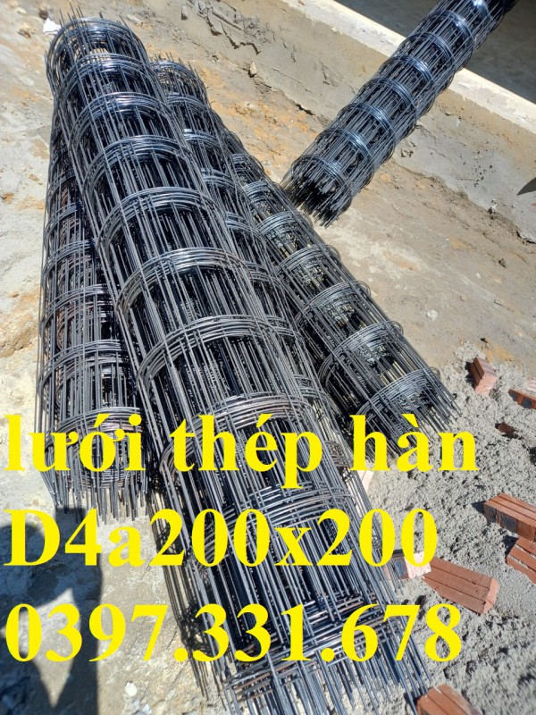 Lưới thép hàn phi 4 ô 100x100, 150x150, 200x200 dạng cuộn có sẵn