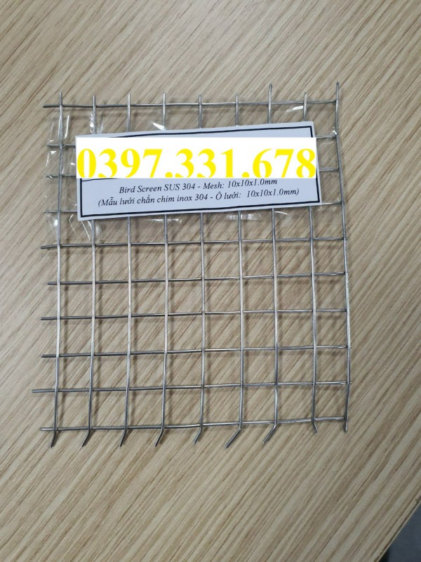 Lưới hàn Inox dây 1,2ly ô 12x12 giá tốt nhất thị trường