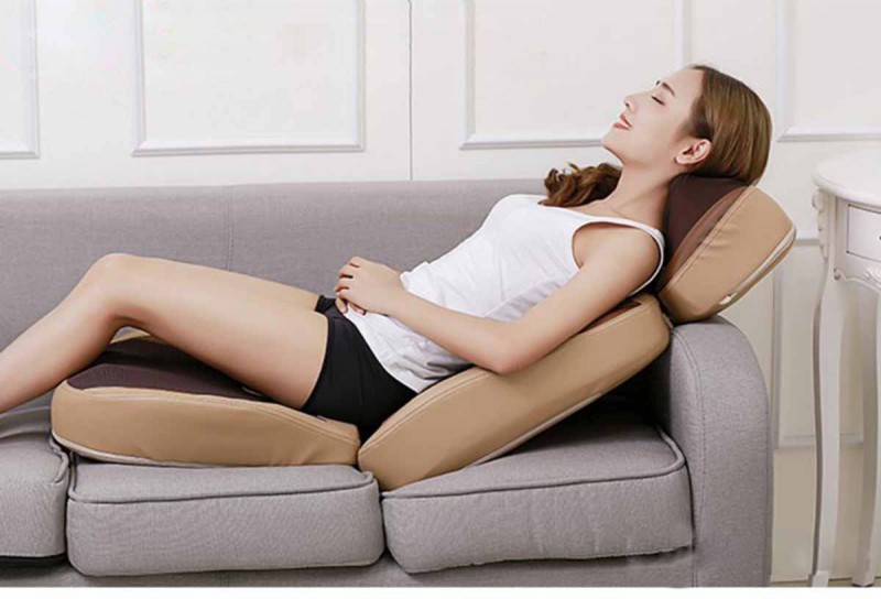 Ghế massage mini có bi hồng ngoại giảm đau theo huyệt đạo 