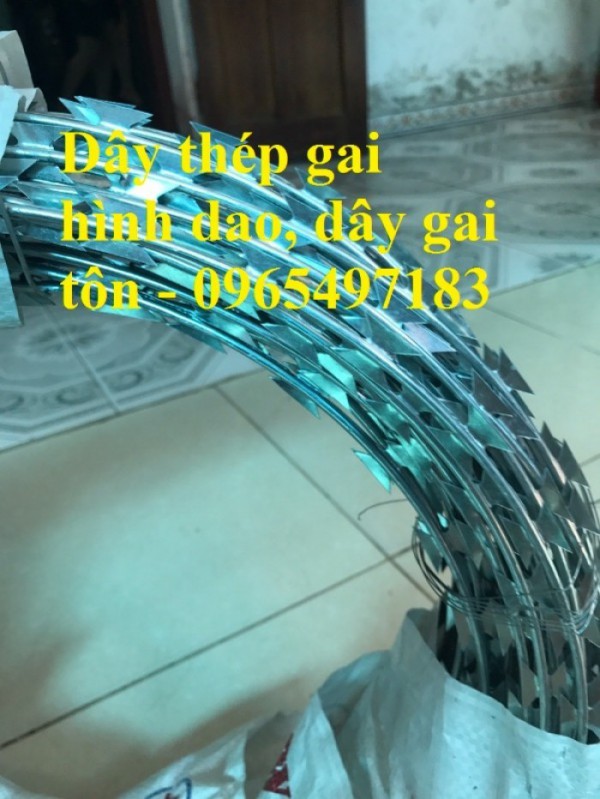 Dây thép gai hình dao đường kính 45cm 