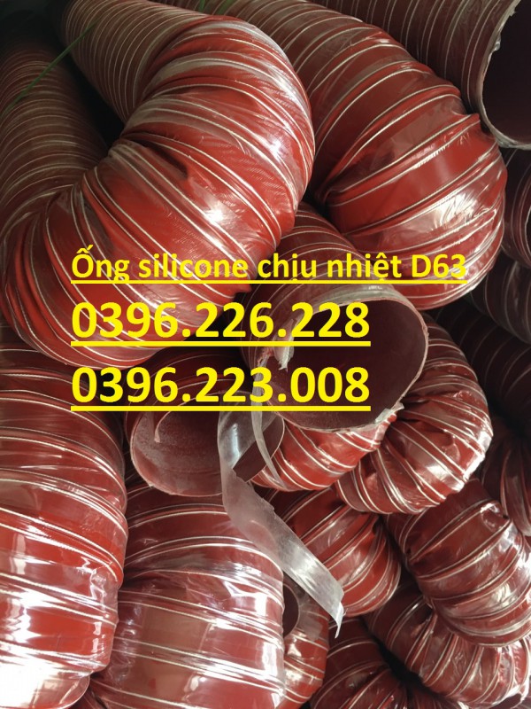 Ống silicone chịu nhiệt phi 63, phi 76, phi 90, phi 100 dùng cho lò nung, lò nướng,thổi khi nóng ra.