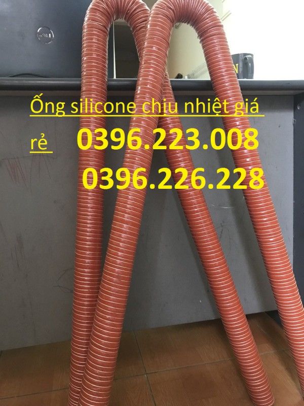 Ống silicone chịu nhiệt phi 63, phi 76, phi 90, phi 100 dùng cho lò nung, lò nướng,thổi khi nóng ra.