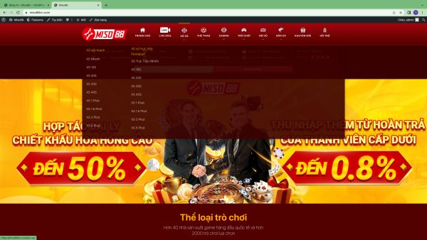 Khám Phá Nhà Cái Miso88: Trải Nghiệm Cá Cược Đa Năng và Uy Tín.