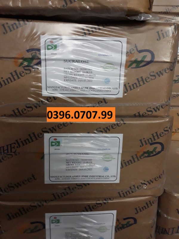 Tạo ngọt thực phẩm - Đường Sucralose E955