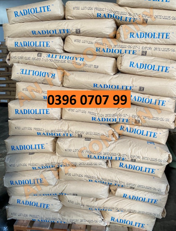Bột trợ lọc Radiolite R700 - SiO2 (Diatomaceous Earth)