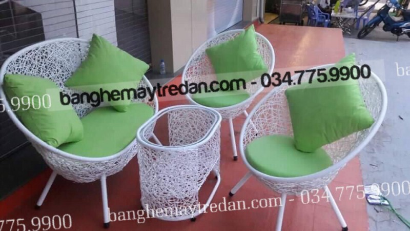 Bàn ghế sofa mây nhựa cao cấp