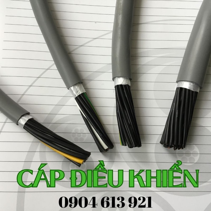 Cáp điện 7 lõi, dây cáp tín hiệu 7x1.5mm