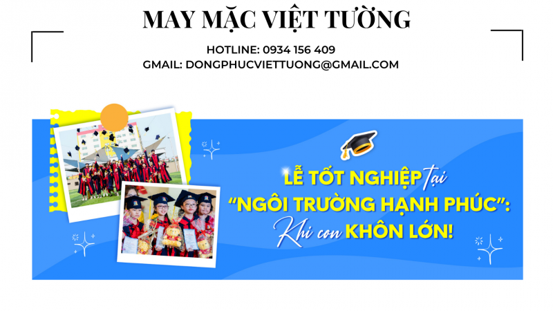 Nhận may áo tốt nghiệp mầm non mẫu nước ngoài