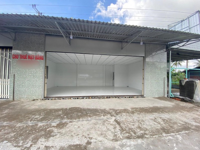 CHÍNH CHỦ Cho Thuê Mặt Bằng 50M2 MỚI XÂY DỰNG VỊ TRÍ ĐẸP NGAY QL1A, BÌNH PHÚ, CAI LẬY, TIỀN GIANG