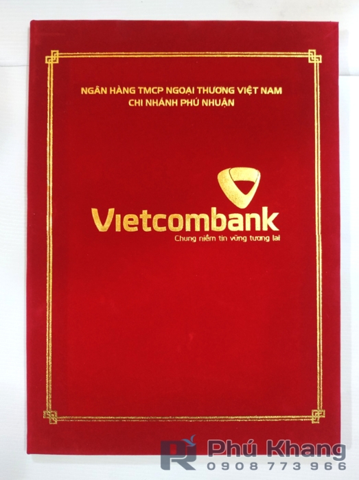 Nhận sản xuất nhanh bìa kẹp quyết định, bìa đựng giấy khen