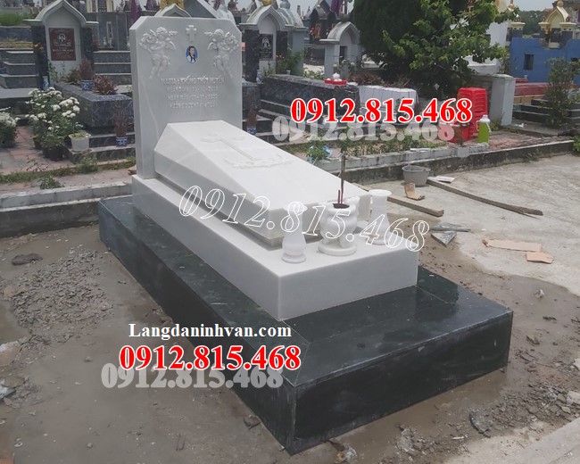 Mẫu mộ đá đơn giản đẹp bán tại Quảng Ninh 14QN – Mộ đá Quảng Ninh