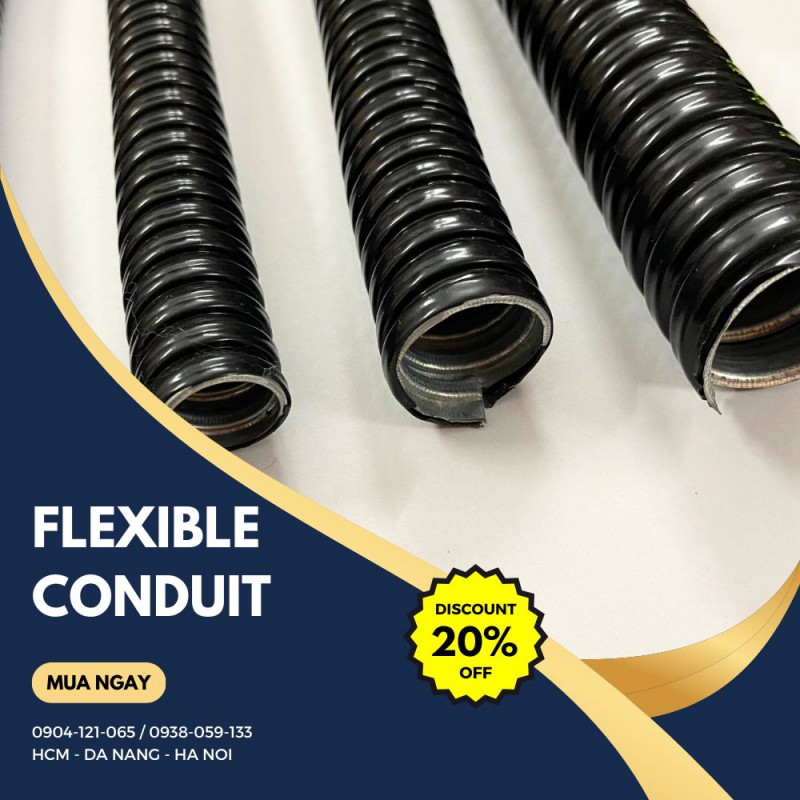 Ống ruột gà lõi thép bọc nhựa PVC, Ống kẽm đàn hồi bọc nhựa