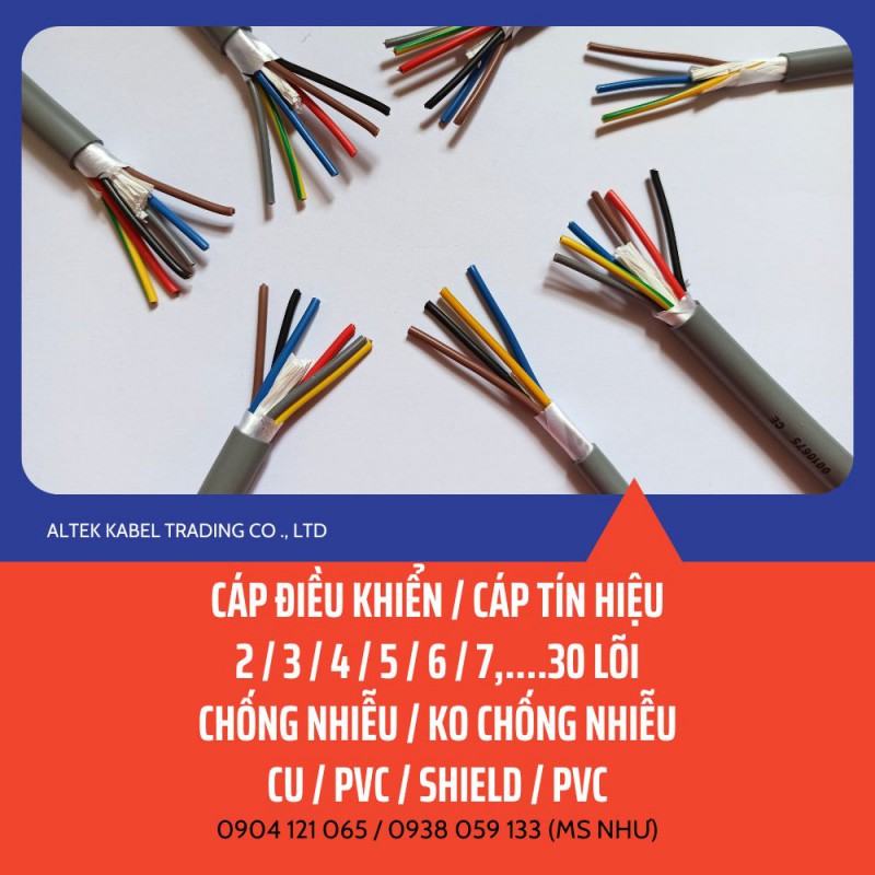 Cáp điều khiển tín hiệu chống nhiễu ALTEK KABEL