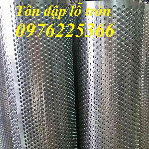Tôn đột lỗ lỗ 4mm,5mm,6mm,7mm,8mm,10mm