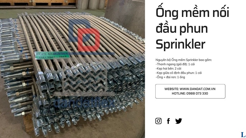 Cung cấp ống mềm nối đầu phun Sprinkler ( ống mềm chữa cháy )