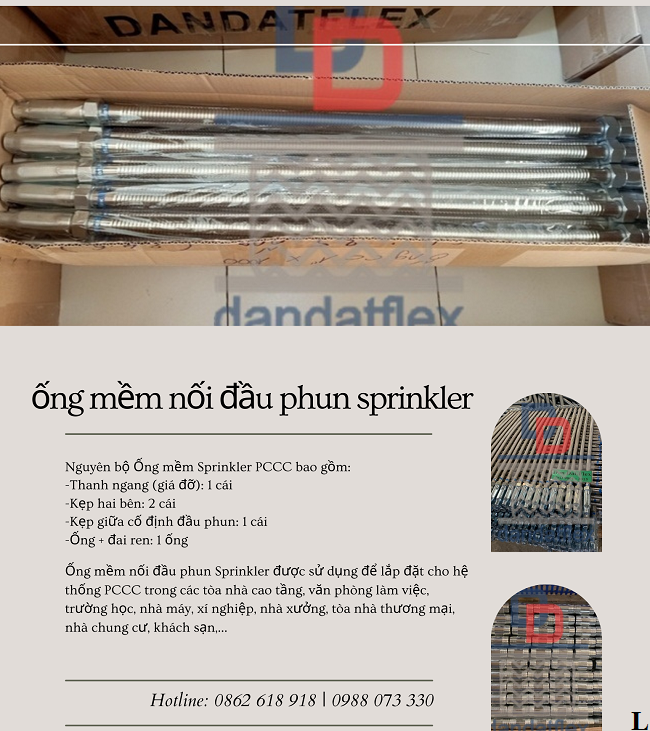 Cung cấp ống mềm nối đầu phun Sprinkler ( ống mềm chữa cháy )